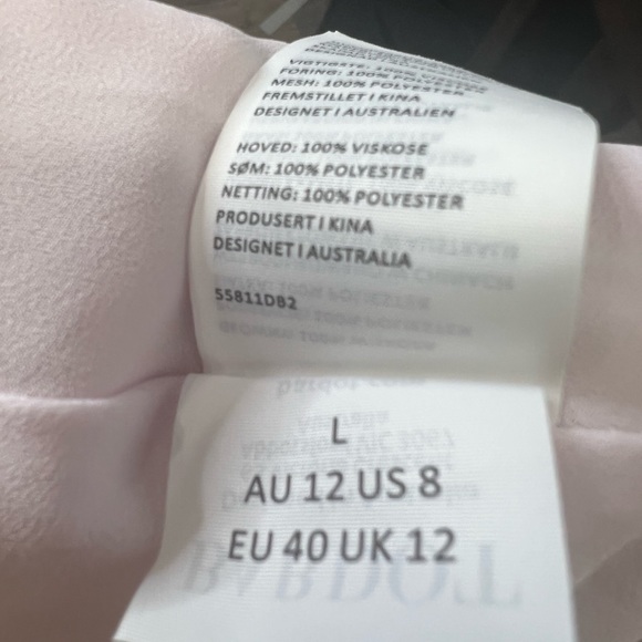 NWOT Bardot Zaria Dress in Soft Pink size large, revolve - Picture 13 of 13